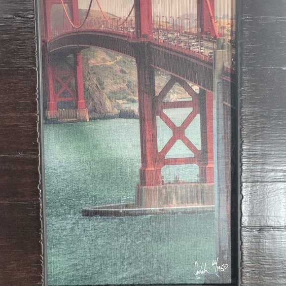 Golden Gate High Framed Photograph Giclee 66/1950 Signed Cavanah 10.5 x 24.5 - Picture 7 of 7